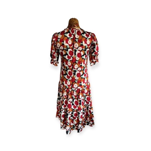 RAILS dress long orange red long maxi XS - Picture 4 of 8